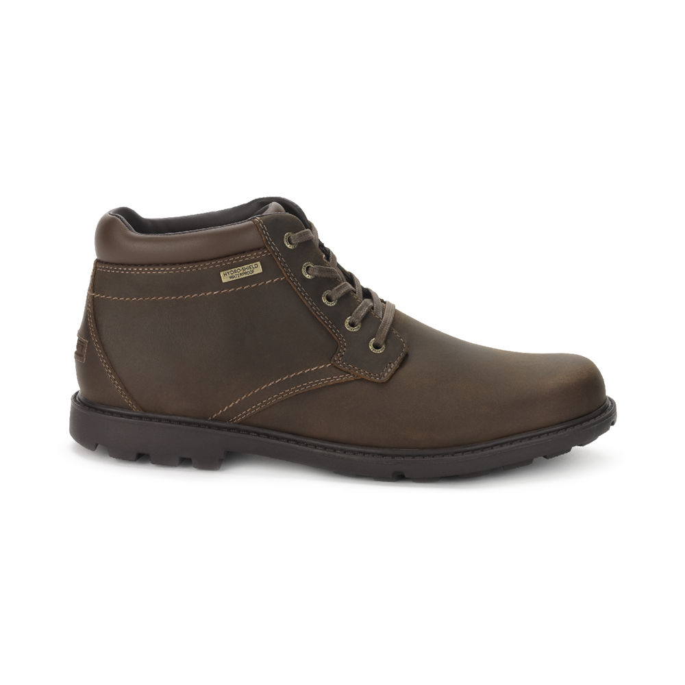 Botas Rockport Hombre Mexico - Storm Surge Plain Toe Marrom - NAQZM8459